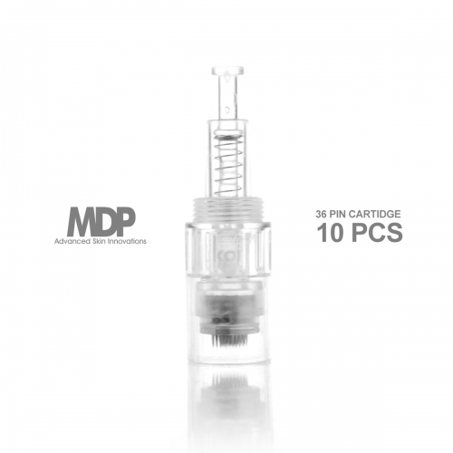 Needle Cartridge 36 Tips Adjust 0-2.5 mm for Electric Auto Derma Pen 10pcs - Thread Slot