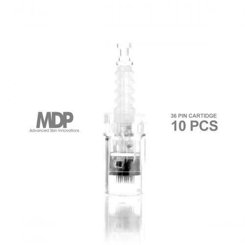 Needle Cartridge 36 Tips Adjust 0-2.5 mm for Electric Auto Derma Pen 10pcs Baynoet Slot