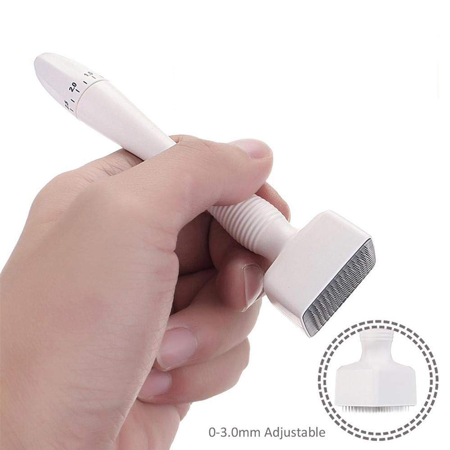 Derma Stamp Skin Stamp Adjustable 140 Tip 0~3.0mm Stainless Steel for 